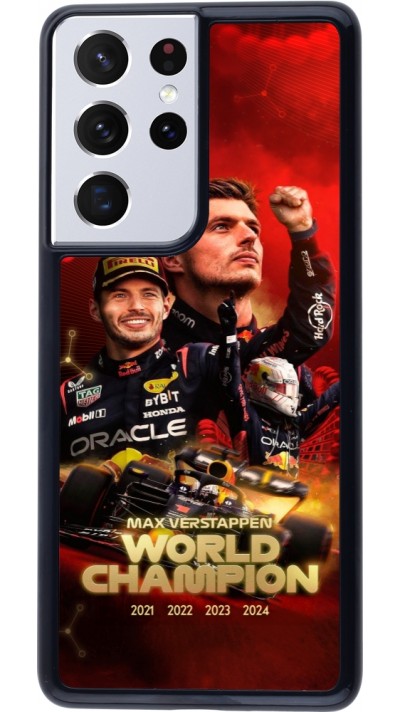 Coque Samsung Galaxy S21 Ultra 5G - Max Verstappen Champion 2023