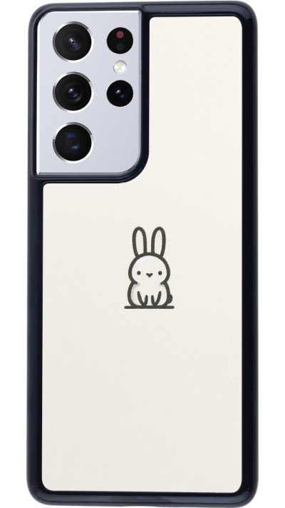 Coque Samsung Galaxy S21 Ultra 5G - Minimal bunny cutie