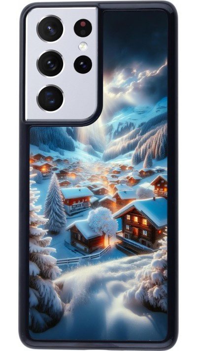 Coque Samsung Galaxy S21 Ultra 5G - Mont Neige Lumière