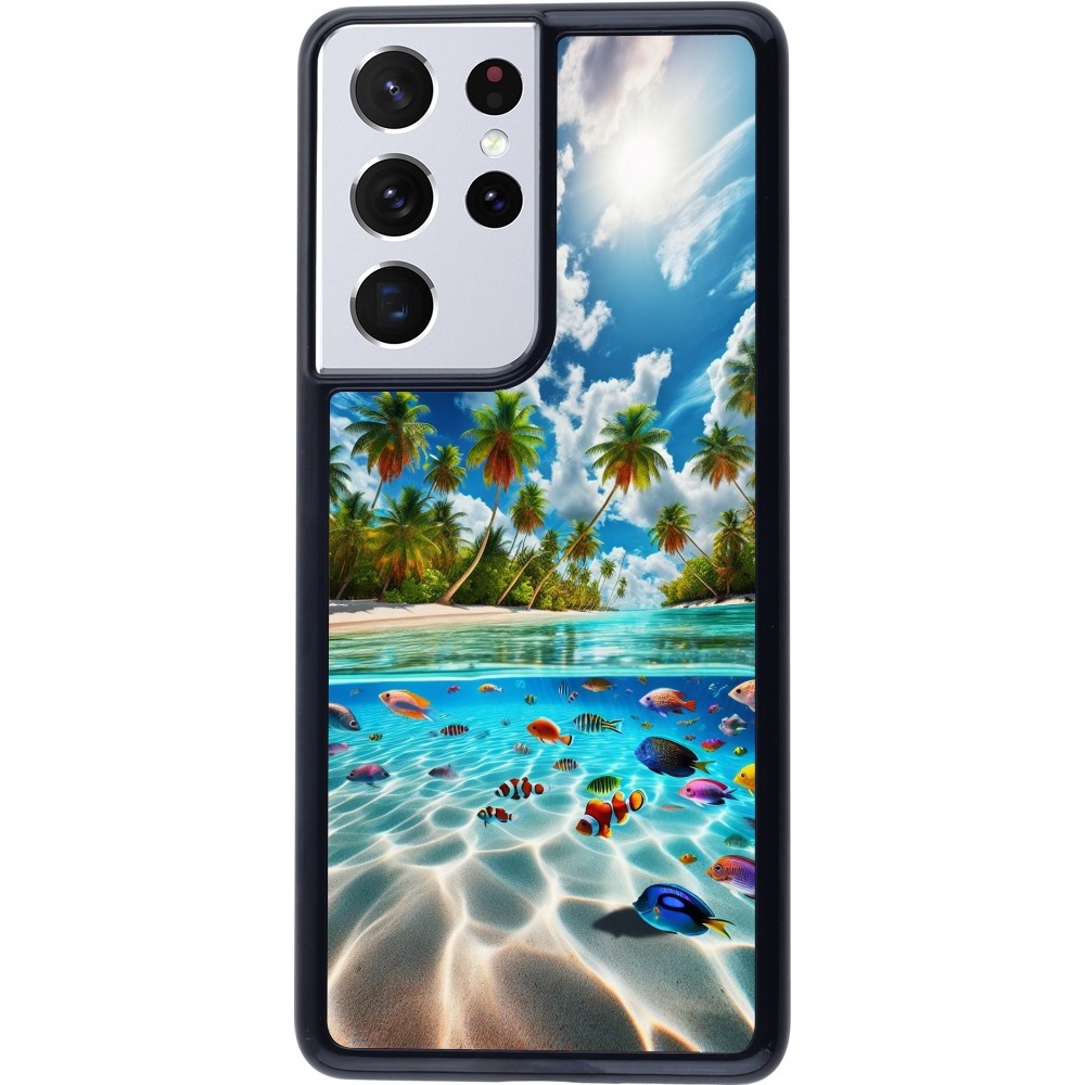 Coque Samsung Galaxy S21 Ultra 5G - Plage Paradis