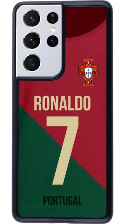 Coque Samsung Galaxy S21 Ultra 5G - Football shirt Ronaldo Portugal