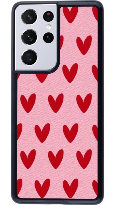 Samsung Galaxy S21 Ultra 5G Case Hülle - Saint Valentines Day 26 Pattern heart