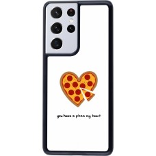 Samsung Galaxy S21 Ultra 5G Case Hülle - Saint Valentines Day 26 You have my pizza heart