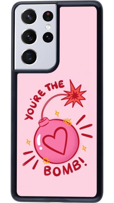 Samsung Galaxy S21 Ultra 5G Case Hülle - Saint Valentines Day 26 You are the bomb