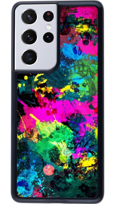 Hülle Samsung Galaxy S21 Ultra 5G - splash paint