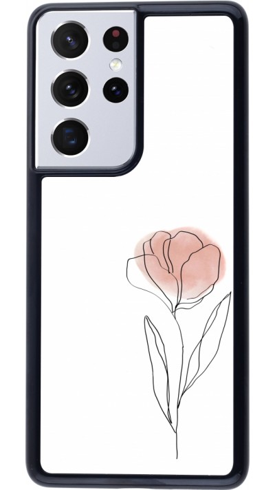 Samsung Galaxy S21 Ultra 5G Case Hülle - Spring 23 minimalist flower