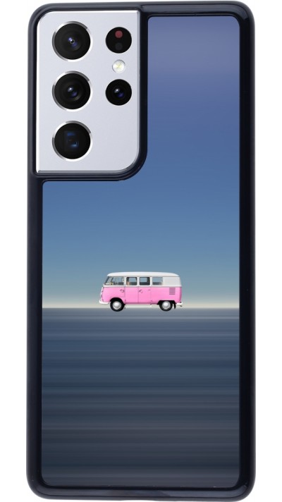 Samsung Galaxy S21 Ultra 5G Case Hülle - Spring 23 pink bus