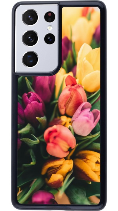 Samsung Galaxy S21 Ultra 5G Case Hülle - Bouquet of tulips Spring 2026