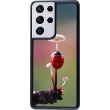 Samsung Galaxy S21 Ultra 5G Case Hülle - Ladybird on a mushroom Spring 2026