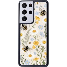 Samsung Galaxy S21 Ultra 5G Case Hülle - Pattern bees Spring 2026