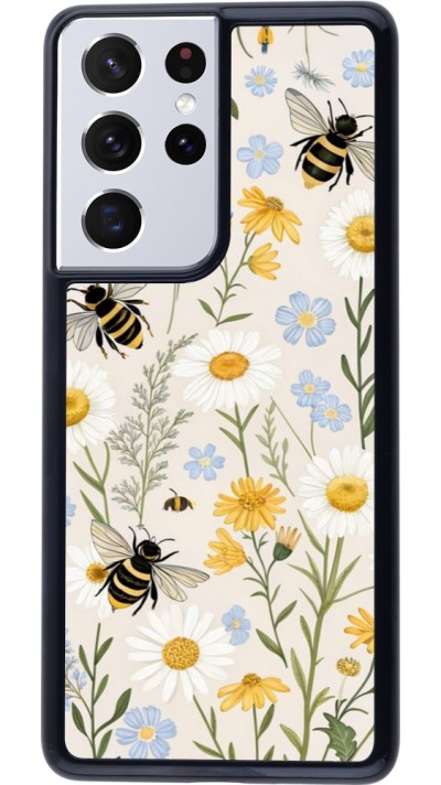 Samsung Galaxy S21 Ultra 5G Case Hülle - Pattern bees Spring 2026