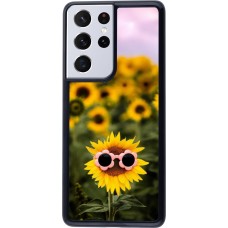 Samsung Galaxy S21 Ultra 5G Case Hülle - Sunflower with glasses Spring 2026