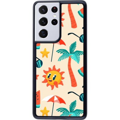 Coque Samsung Galaxy S21 Ultra 5G - Summer 2025 Pattern soleil