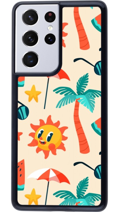 Coque Samsung Galaxy S21 Ultra 5G - Summer 2025 Pattern soleil