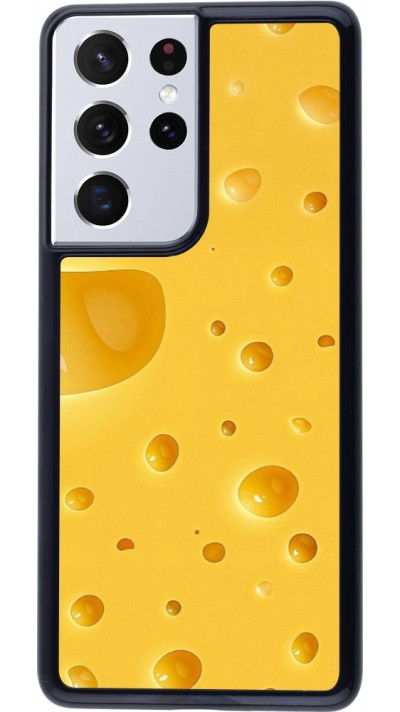 Samsung Galaxy S21 Ultra 5G Case Hülle -  Nationalfeiertag Schweiz Cheese