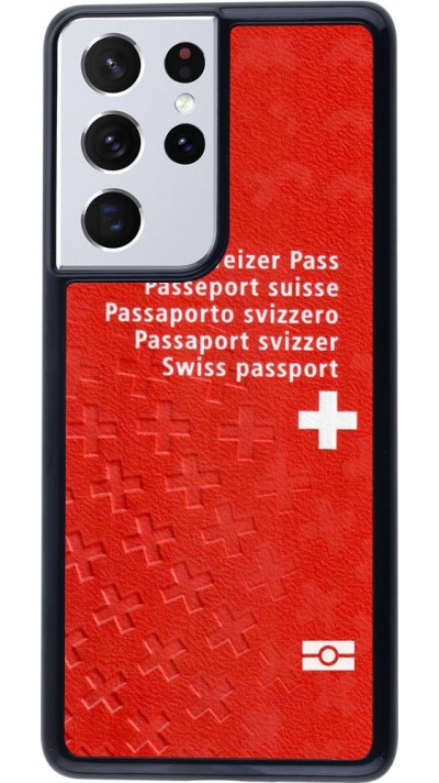 Hülle Samsung Galaxy S21 Ultra 5G - Swiss Passport