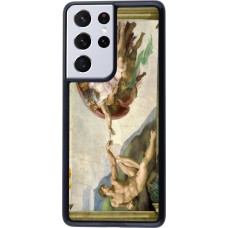 Samsung Galaxy S21 Ultra 5G Case Hülle - Kunstbild - Die Erschaffung Adams - Michelangelo