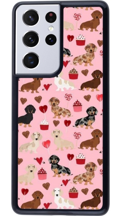 Samsung Galaxy S21 Ultra 5G Case Hülle - Valentine 2024 puppy love