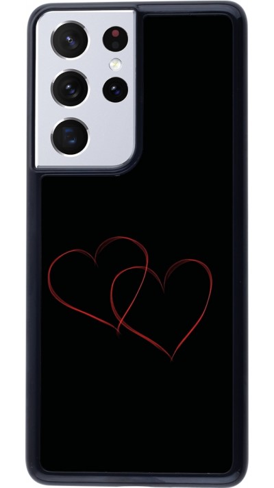 Samsung Galaxy S21 Ultra 5G Case Hülle - Valentine 2023 attached heart