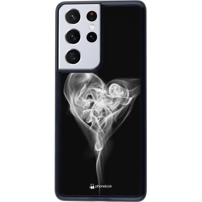 Coque Samsung Galaxy S21 Ultra 5G - Valentine 2022 Black Smoke