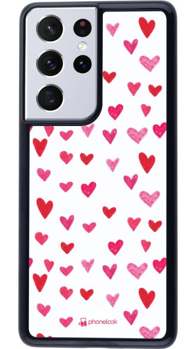 Coque Samsung Galaxy S21 Ultra 5G - Valentine 2022 Many pink hearts
