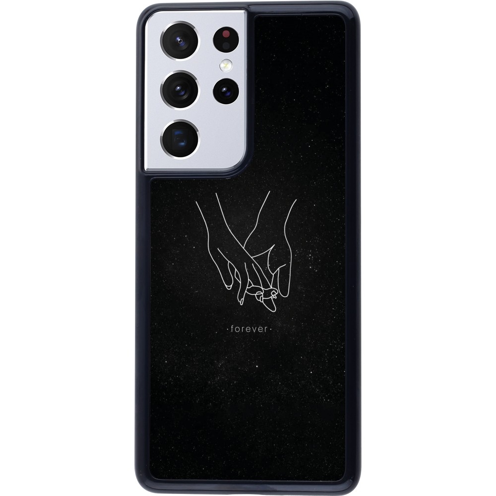 Samsung Galaxy S21 Ultra 5G Case Hülle - Valentine 2023 hands forever
