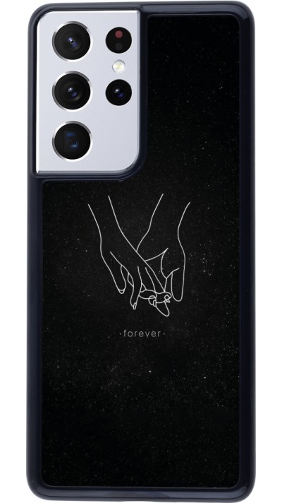 Coque Samsung Galaxy S21 Ultra 5G - Valentine 2023 hands forever