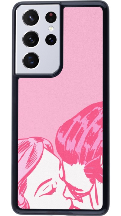 Coque Samsung Galaxy S21 Ultra 5G - Valentine 2023 retro pink love