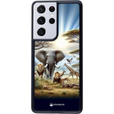 Samsung Galaxy S21 Ultra 5G Case Hülle - Afrikanisches Wildleben