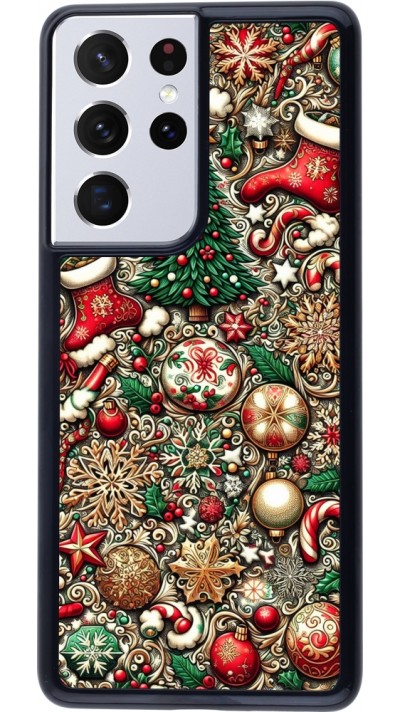 Coque Samsung Galaxy S21 Ultra 5G - Noël 2023 micro pattern