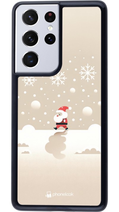 Coque Samsung Galaxy S21 Ultra 5G - Noël 2023 Minimalist Santa