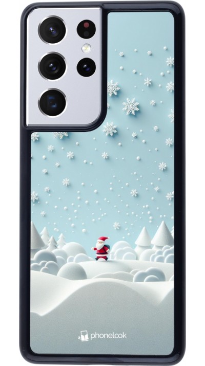 Coque Samsung Galaxy S21 Ultra 5G - Noël 2023 Petit Père Flocon