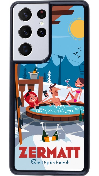 Coque Samsung Galaxy S21 Ultra 5G - Zermatt Mountain Jacuzzi