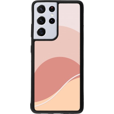 Samsung Galaxy S21 Ultra 5G Case Hülle - Silikon schwarz Autumn 22 abstract sunrise