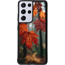 Samsung Galaxy S21 Ultra 5G Case Hülle - Silikon schwarz Autumn 25 Rain