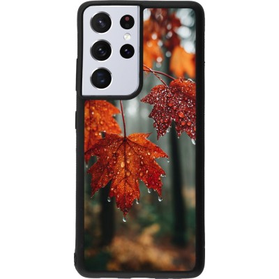 Samsung Galaxy S21 Ultra 5G Case Hülle - Silikon schwarz Autumn 25 Rain