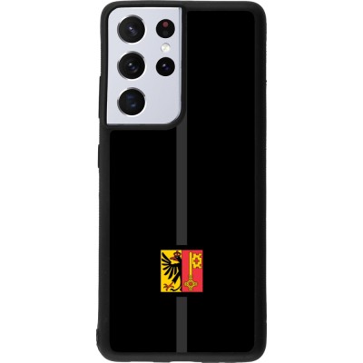 Samsung Galaxy S21 Ultra 5G Case Hülle - Silikon schwarz Kanton GE schwarz