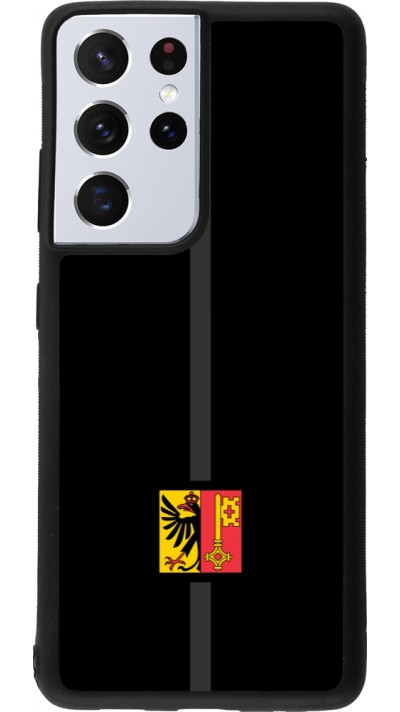 Samsung Galaxy S21 Ultra 5G Case Hülle - Silikon schwarz Kanton GE schwarz