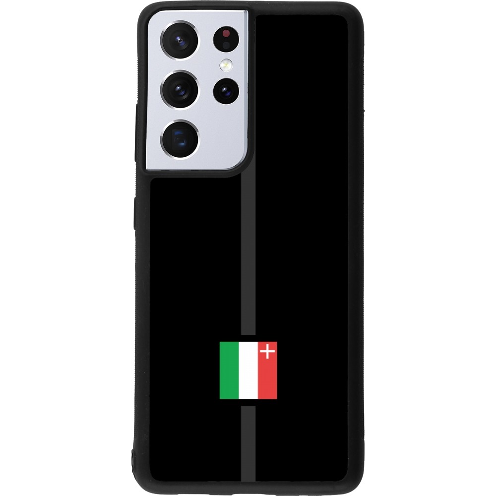 Samsung Galaxy S21 Ultra 5G Case Hülle - Silikon schwarz Kanton NE schwarz