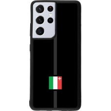 Samsung Galaxy S21 Ultra 5G Case Hülle - Silikon schwarz Kanton NE schwarz