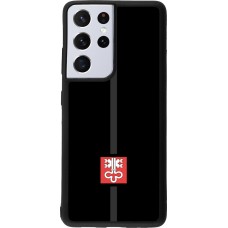 Coque Samsung Galaxy S21 Ultra 5G - Silicone rigide noir Canton NW noir