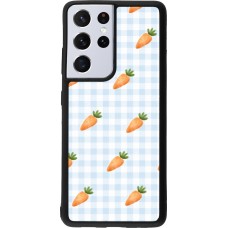 Coque Samsung Galaxy S21 Ultra 5G - Silicone rigide noir Easter 2026 Pattern carrots