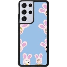 Samsung Galaxy S21 Ultra 5G Case Hülle - Silikon schwarz Easter 2026 Snoopy