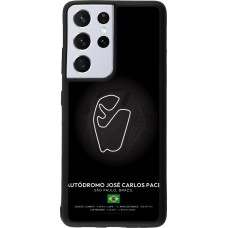Samsung Galaxy S21 Ultra 5G Case Hülle - Silikon schwarz F1 Track 2025 Brazil