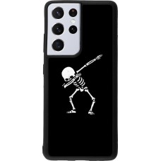Hülle Samsung Galaxy S21 Ultra 5G - Silikon schwarz Halloween 19 09