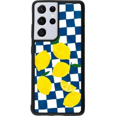 Coque Samsung Galaxy S21 Ultra 5G - Silicone rigide noir Illustration lemons 2026