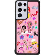 Samsung Galaxy S21 Ultra 5G Case Hülle - Silikon schwarz Karol G La Bichota Manana Sera Bonito