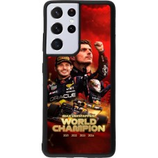Samsung Galaxy S21 Ultra 5G Case Hülle - Silikon schwarz Max Verstappen Champion 2023