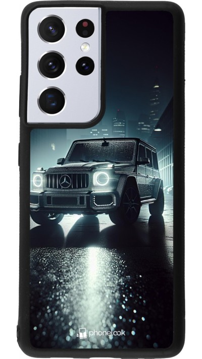 Samsung Galaxy S21 Ultra 5G Case Hülle - Silikon schwarz Mercedes G AMG Nacht