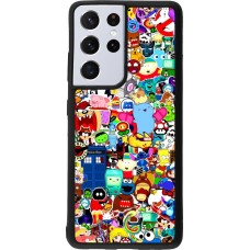 Coque Samsung Galaxy S21 Ultra 5G - Silicone rigide noir Mixed cartoons